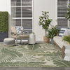 Nourison Garden Oasis GOA02 Ivory Green Area Rug 