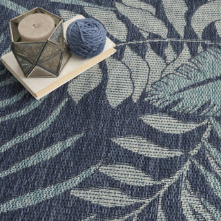 Nourison Garden Oasis GOA02 Navy Area Rug 