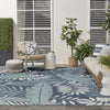 Nourison Garden Oasis GOA02 Navy Area Rug 