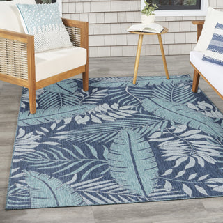 Nourison Garden Oasis GOA02 Navy Area Rug 