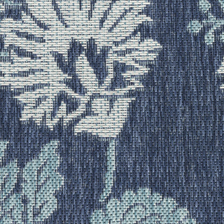 Nourison Garden Oasis GOA03 Navy Area Rug Swatch Image