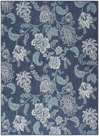 Nourison Garden Oasis GOA03 Navy Area Rug Main Image