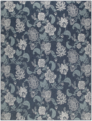 Nourison Garden Oasis GOA03 Navy Area Rug Main Image