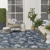 Nourison Garden Oasis GOA03 Navy Area Rug 