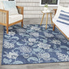 Nourison Garden Oasis GOA03 Navy Area Rug 