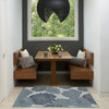 Nourison Garden Oasis GOA04 Blue Area Rug Corner Image