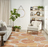 Nourison Garden Oasis GOA04 Coral Area Rug Room Image Feature