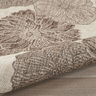 Nourison Garden Oasis GOA04 Natural Area Rug Corner Image