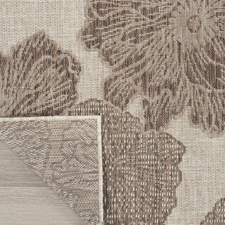 Nourison Garden Oasis GOA04 Natural Area Rug Corner Image