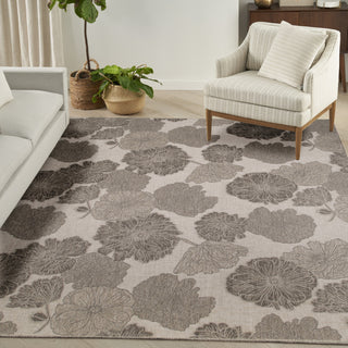 Nourison Garden Oasis GOA04 Natural Area Rug Corner Image
