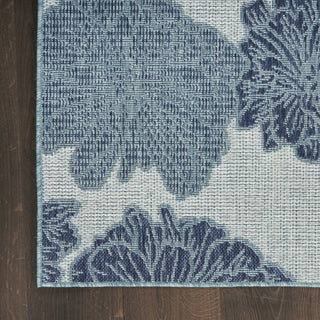 Nourison Garden Oasis GOA04 Blue Area Rug 