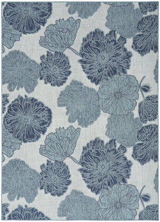 Nourison Garden Oasis GOA04 Blue Area Rug 