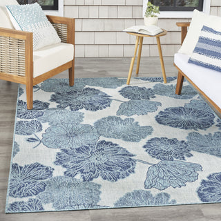Nourison Garden Oasis GOA04 Blue Area Rug 