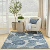 Nourison Garden Oasis GOA04 Blue Area Rug 