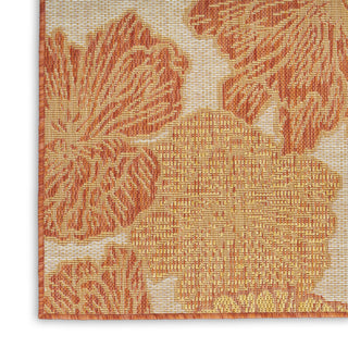 Nourison Garden Oasis GOA04 Coral Area Rug 