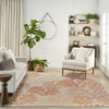 Nourison Garden Oasis GOA05 Coral Area Rug Room Image Feature