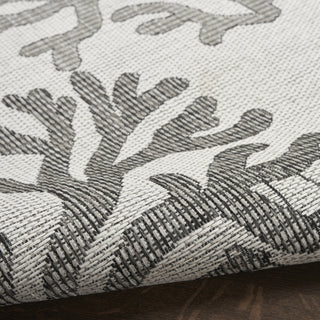 Nourison Garden Oasis GOA05 Grey Area Rug Corner Image