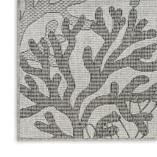 Nourison Garden Oasis GOA05 Grey Area Rug T' R