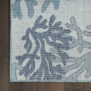Nourison Garden Oasis GOA05 Blue Area Rug 