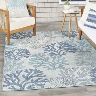 Nourison Garden Oasis GOA05 Blue Area Rug 