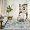 Nourison Garden Oasis GOA05 Blue Area Rug 