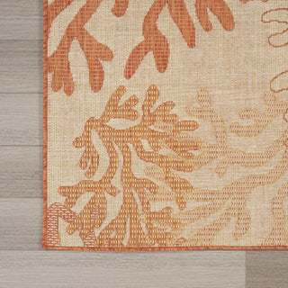 Nourison Garden Oasis GOA05 Coral Area Rug 