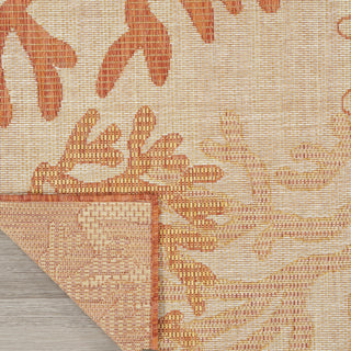 Nourison Garden Oasis GOA05 Coral Area Rug 
