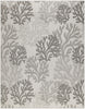 Nourison Garden Oasis GOA05 Grey Area Rug 