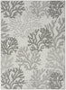 Nourison Garden Oasis GOA05 Grey Area Rug 
