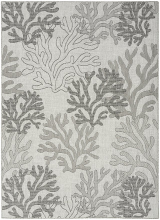 Nourison Garden Oasis GOA05 Grey Area Rug 