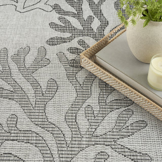 Nourison Garden Oasis GOA05 Grey Area Rug 