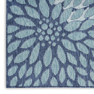 Nourison Garden Oasis GOA06 Navy Area Rug 