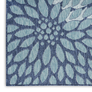 Nourison Garden Oasis GOA06 Navy Area Rug 