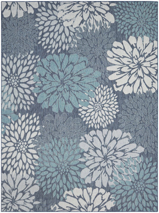 Nourison Garden Oasis GOA06 Navy Area Rug 