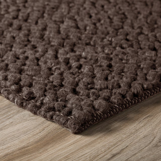 Dalyn Gorbea GR1 Chocolate Area Rug Corner Image