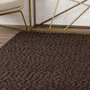 Dalyn Gorbea GR1 Chocolate Area Rug Lifestyle Image Feature