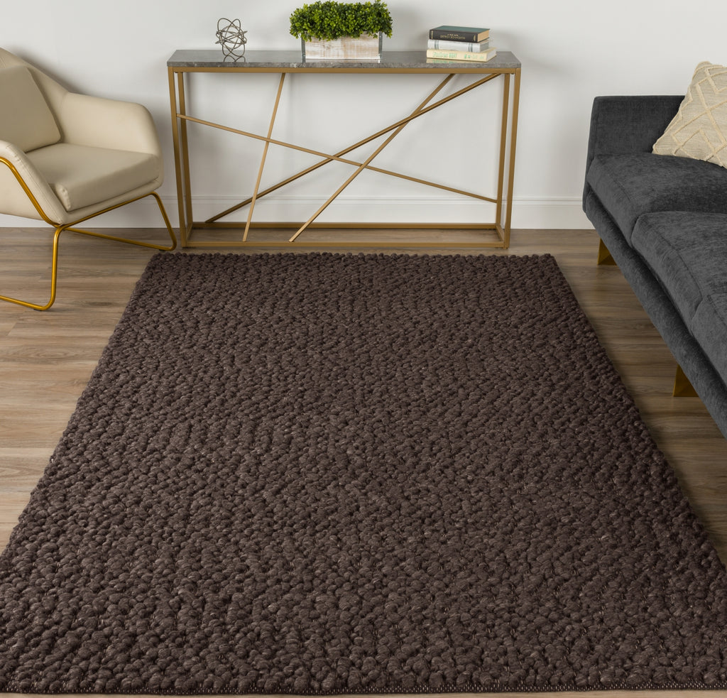 Dalyn Gorbea GR1 Chocolate Area Rug Lifestyle Image Feature