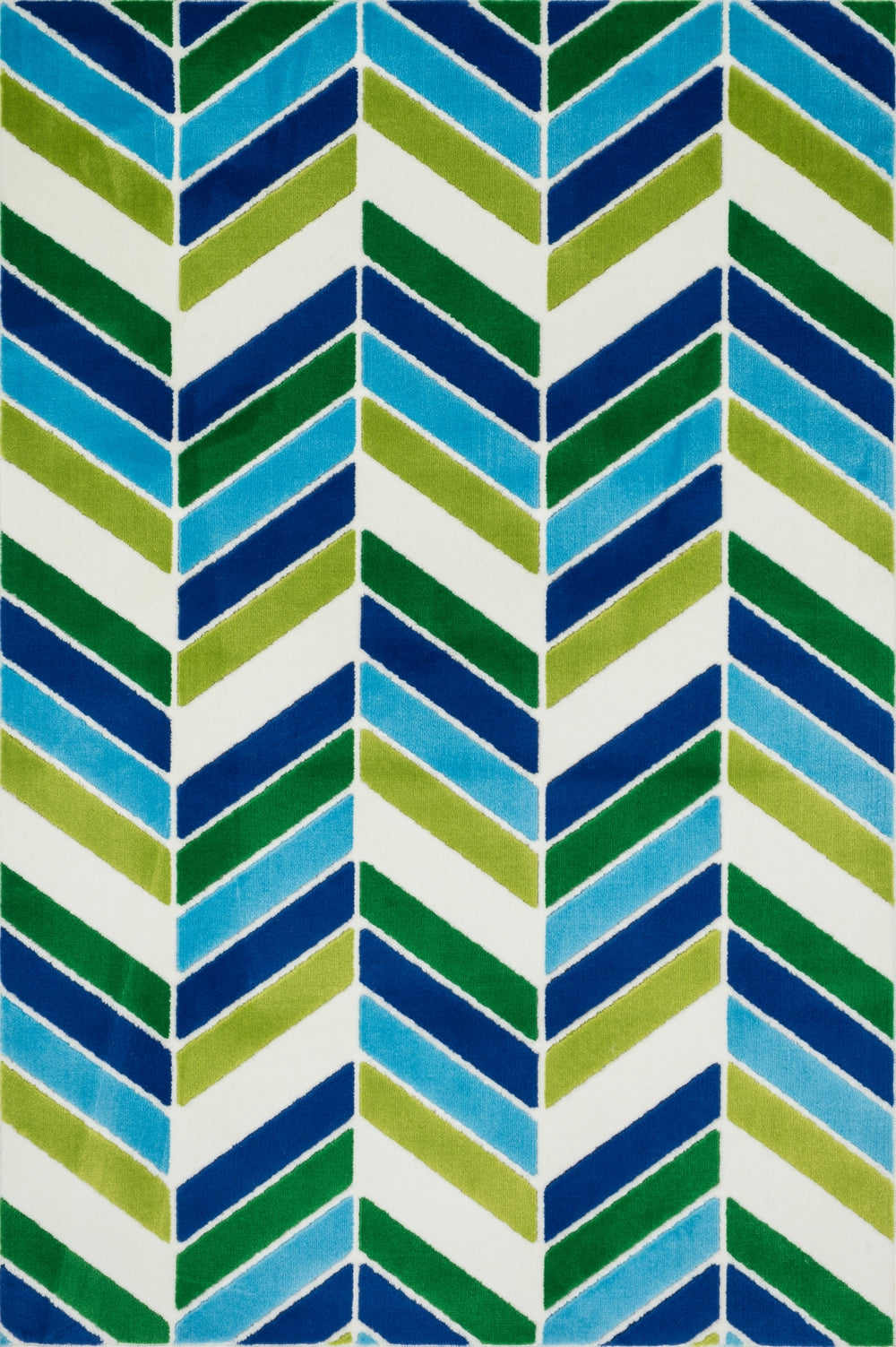 Loloi Gracie HGE01 Ivory/Blue Area Rug