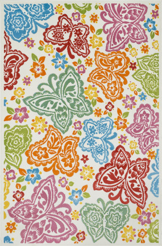 Loloi Gracie HGE03 Ivory / Multi Area Rug Main