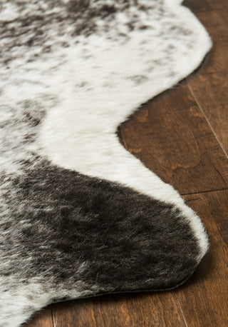 Loloi Grand Canyon GC-03 Ivory / Charcoal Area Rug Corner Image