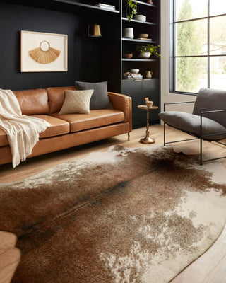Loloi Grand Canyon GC-14 Coffee/Ivory Area Rug Lifestyle Image Feature
