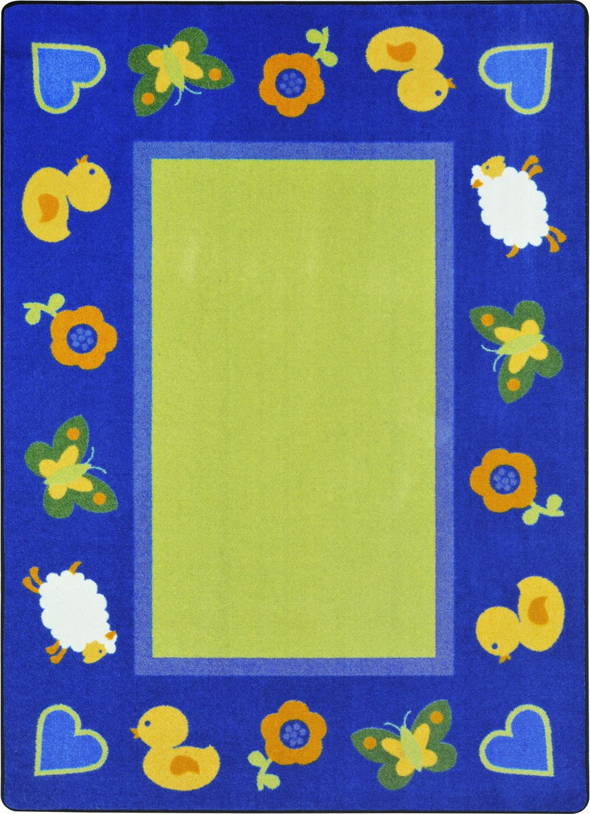 Joy Carpets Kid Essentials Nature's First Signs Multi Area Rug