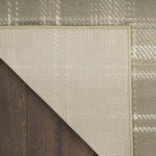 Nourison Grafix GRF03 Olive Area Rug Backing