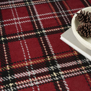 Nourison Grafix GRF03 Red Area Rug Corner Image
