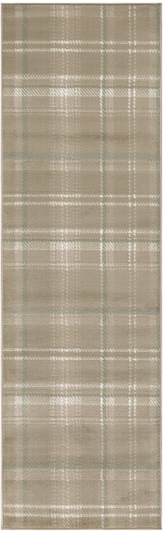 Nourison Grafix GRF03 Taupe Area Rug Main Image