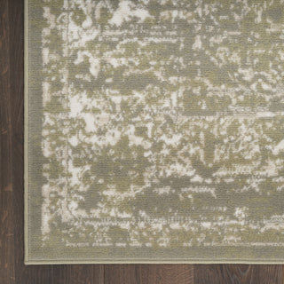 Nourison Grafix GRF14 Olive Area Rug Detail Image