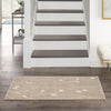 Nourison Grafix GRF15 Beige Area Rug Corner Image