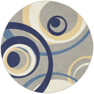 Nourison Grafix GRF21 Grey Area Rug Main Image