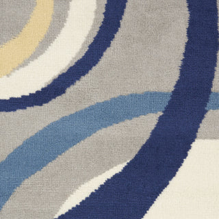 Nourison Grafix GRF21 Grey Area Rug Swatch Image