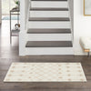 Nourison Grafix GRF37 Ivory Beige Area Rug Corner Image